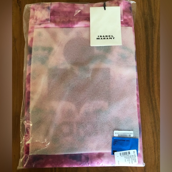 Last one remaining! Isabel Marant Yenky Tie-Dye Canvas Tote- Pink - Picture 6 of 9